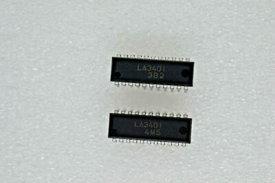 2 PCS New Original SANYO LA3401  FM-MPX DECODER / POST AMP  STOCK USA