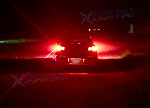 For Mitsubishi Lancer Evo 08-17 LED Strobe Blinking Bulbs Brake Tail Light Lamps - Foto 10 di 12