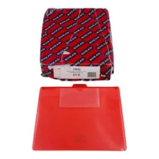 47 Count Smead Red Letter Size Poly Out Guide 1/5-Cut Tab Center Position