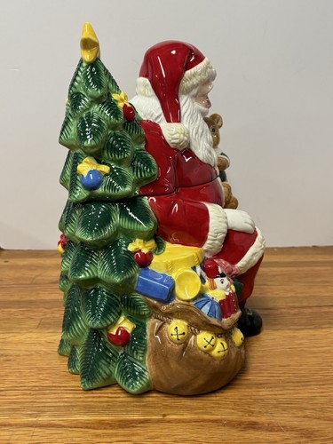 Nikko Santa Christmas 11” Cookie Jar Pristine Condition w/Box - Picture 3 of 11