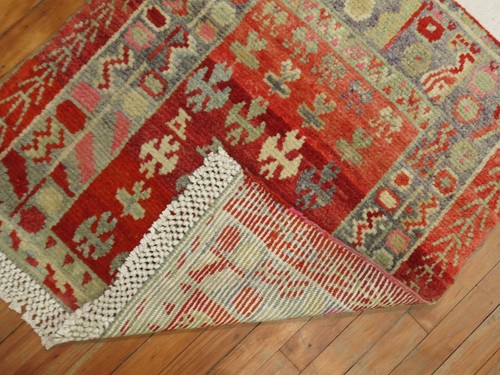 Vintage Turkish Tulu Rug Size 2'9''x3'8'' - Picture 3 of 3
