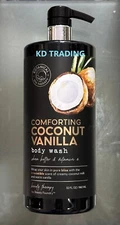 BOTANICAL SPA THERAPY ~ COMFORTING COCONUT VANILLA Shea Butter BODY WASH 960ml