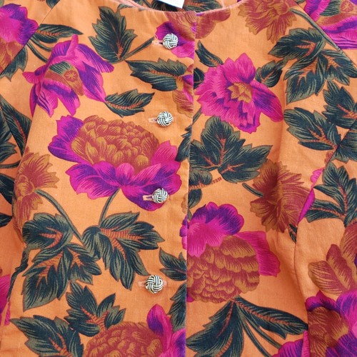 Vintage 1990s David Warren Sheath Dress w/Matching Jacket Orange Rust Size 4 - Picture 8 of 10