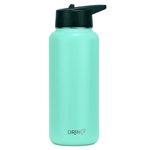 Botella de agua deportiva aislada de acero inoxidable DRINCO boca ancha 22 oz 32 oz matraz - Imagen 98 de 128