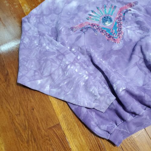 Vintage Dagoli Aztec Tribal Tie Dye Crewneck Size XXL - Picture 2 of 12