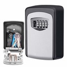 WALL MOUNTED KEY SAFE BOX SECURE LOCK SAFETY 4 DIGIT SECURITY OUTDOOR STORAGE