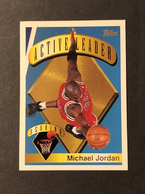 1995-96 Topps Active Leader Scoring Michael Jordan #1 | eBay
