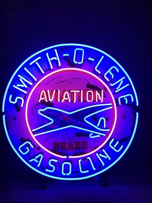 Smitholene Gasoline and Motor Oil Garage Sign