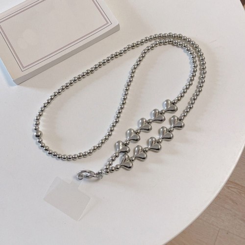 Hanging Decoration Pearl Crossbody Phone Chain Anti Loss Hanging Rope Phone - Photo 5 sur 6
