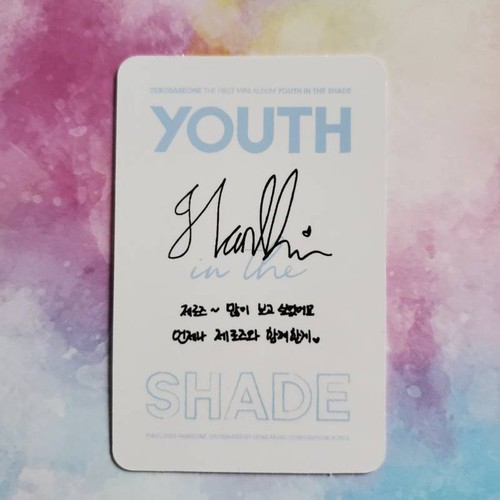 Tarjeta de fotos de mini álbum ZEROBASEONE YOUTH IN THE SHADE - Imagen 16 de 112