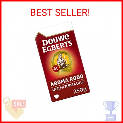 Douwe Egberts Aroma Rood Ground medium roast Coffee, 250g (Pack of 1)8.81 count