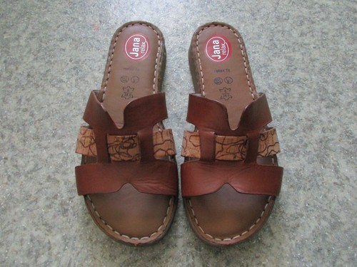 Jana relax fit Schuhe Sandaletten Pantoletten Gr. 38 wNeu Leder