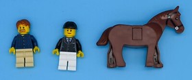 LEGO CITY 7635 : 4WD with Horse Trailer ; 100% Complete w/box, Pre-owned
