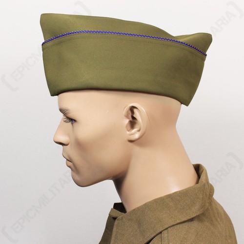 WW2 US PX TYPE GARRISON CAP - AIR CORPS - Repro Military Army USA American Hat - Picture 3 of 5