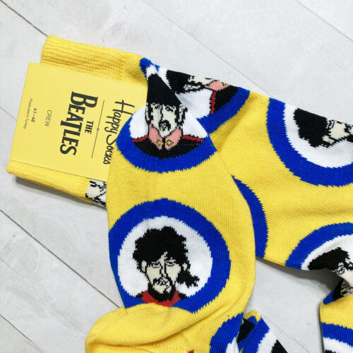 The Beatles Gialli Sottomarini Happy Socks Crew Unisex Cotone Novità - Foto 5 di 14