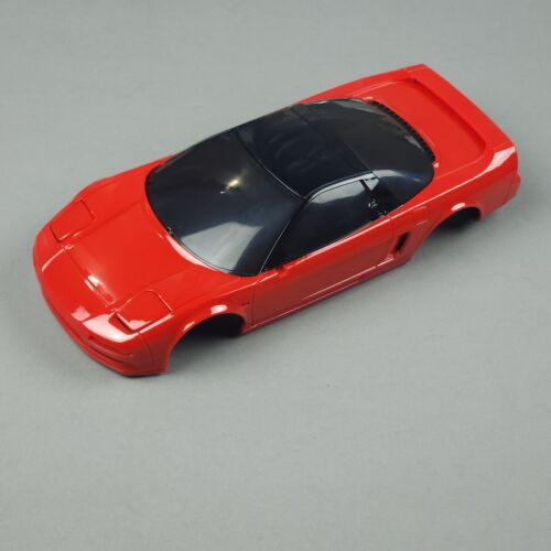 LDRC Drift RC Carrozzeria Auto Acura NSX Rosso con Accessori Marcatori Ala Specchietti NUOVO - Foto 2 di 10