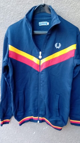 Fred Perry Spotswear Vintage Color Block Track Jacket sz S - Picture 3 of 11