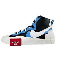 Sacai x Nike Blazer Mid Black Blue - Size 8.5 - BV0072 001