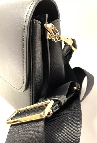 Bolso Bandolera Kate Spade Buddie Cuero Negro Mediano - Acabado Suave - Imagen 3 de 6
