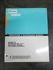 Kobelco SK480-VI SK480LC Dynamic Acera Hydraulic Excavator Factory Operators...