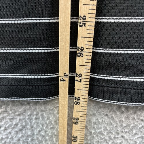 Polo Nike Uomo M Nera Bianca Righe Dri Fit Golf Club Performance Elasticizzata - Foto 9 di 10