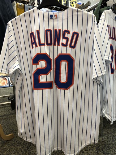 New York Mets Pete Alonso #20 Nike Men's White Official MLB Player Jersey XL - Picture 2 of 3