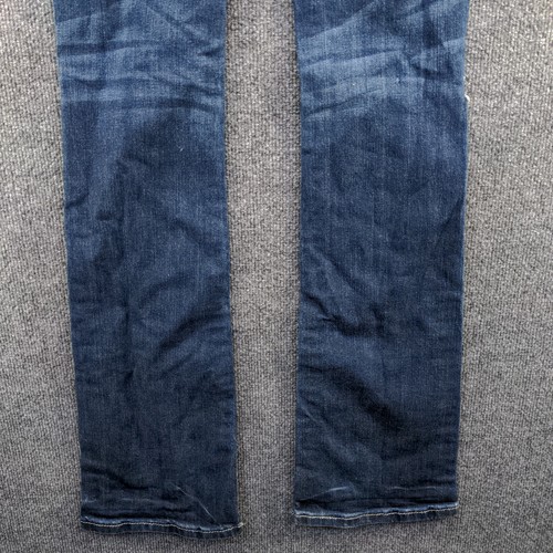 Miss Me Women's Signature Boot Jeans 26 Blue Sequin Embellished Dark Wash - Picture 8 of 13