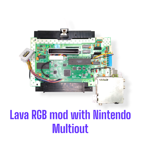 Nintendo NES Console with RGB Mod, Blue LED, Multiout Port, RGB and S-Video - Picture 3 of 17