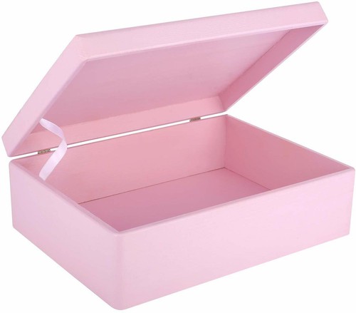 Creative Deco Caja de Madera con Tapa Caja de Almacenamiento | 40x30x14 cm | 10 Colores - Imagen 44 de 70