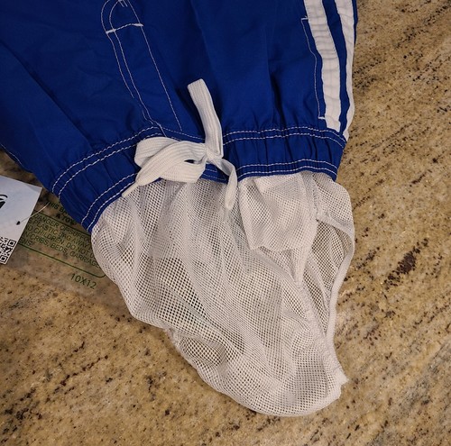 Kanu Surf Swim Trunk Boys Medium (10/12) Baracuda Blue Quick Dry UPF 50+ Lined - Picture 10 of 11