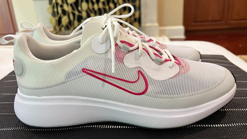 NEW Nike Womens Ace Summerlite Spikeless Golf Shoes sz 9.5 White Pink DA4117-105 - Picture 8 of 14