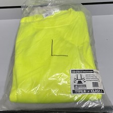 Safety Yellow Crew Neck Sweatshirt - COR-BRITE Type R Class