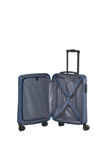 Travelite Koffer Reisekoffer BALI 4w Trolley Koffer S, Blau - Picture 2 of 5