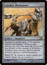 1x Loxodon Warhammer- NM- 9th Edition- Mtg- Magic The Gathering