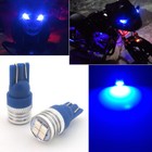 2x Ultra Blue Motorcycle Position Parking City Lights 2825 168 194 SMD LED Bulbs
