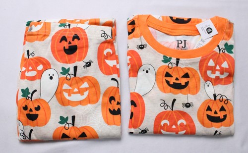 The Children's Place Unisex Kid's Pumpkin 2-Piece Pajama Set BL1 Orange Size 12