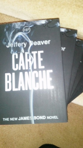 James Bond New Carte Blanche SIGNED 1st Ed. J Deaver Only 1500 Rare Collectors - Picture 2 of 3