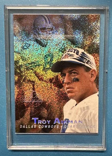 1997 Flair Showcase Row 0 #8 Troy Aikman Dallas Cowboys - Picture 6 of 7