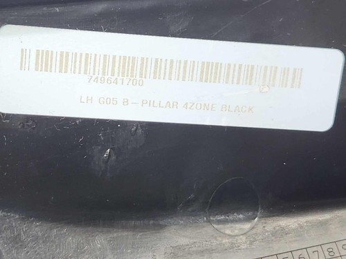2024 BMW X5 G05 LEFT B PILLAR TRIM LOWER BLACK PLASTIC 7434275 *SCRATCHED* - Picture 11 of 16