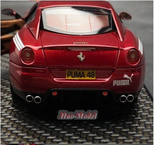 BBR 1:43 Ferrari 599 GTB Fiorano 2010 modelo de coche de resina fundido a presión exhibición regalos rojo - Imagen 4 de 10
