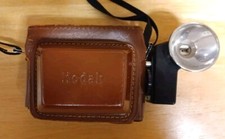Vintage Kodak Motormatic 35 Film Camera In Leather Case. Please Read 