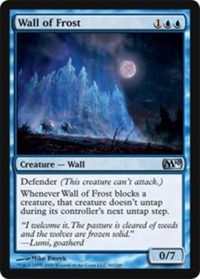 FREE US SHIPPING! Light Play U Magic 2010 MTG X4: Wall of Frost FREE US SHIPPING! Light Play U Magic 2010 MTG X4: Wall of Frost