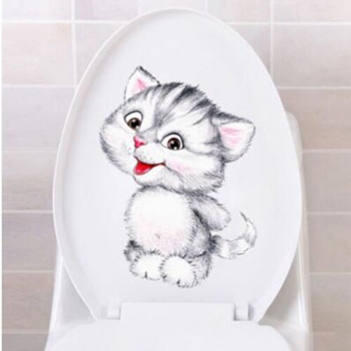 Cartoon Cat Toilet Seat Fridge Wall Vinyl Decals For Home Decor Mural DP | eBay Cartoon Cat Toilet Seat Fridge Wall Vinyl Decals For Home Decor Mural DP | eBay