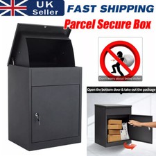 Lockable Large Parcel Delivery Drop Box Outdoor Secure Storage Letter Post Box