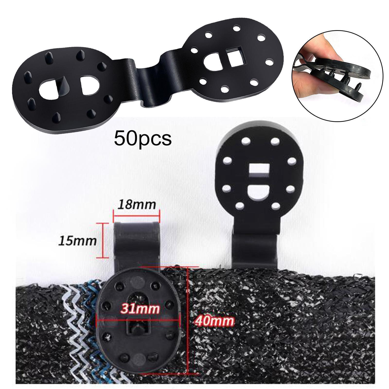 50 Pieces Shade Cloth Clips Shade Net Clips for Boat Cover Sun Shade