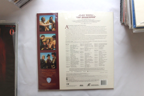 JOHN WAYNE THE SEARCHERS laserdisc LD WIDESCREEN *BUY MORE AND SAVE* - Picture 2 of 2
