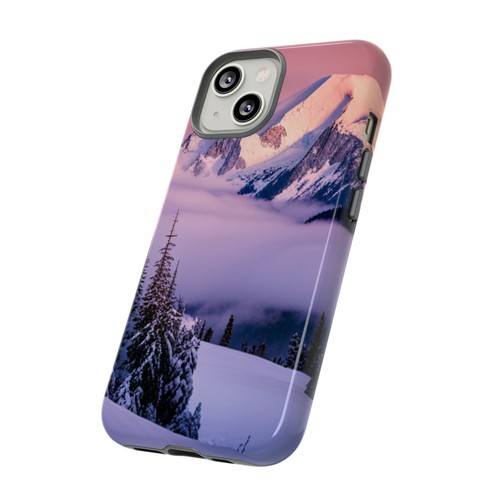 Funda de teléfono diseñada a mano Snowy Mountains para iPhone Samsung Google Pixel - Imagen 30 de 173