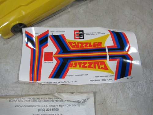 Vintage 1982 Ideal Power Guzzler lustiges Autospielzeug Neu Neu aus altem Lagerbestand Neu im Karton - Bild 2 von 7