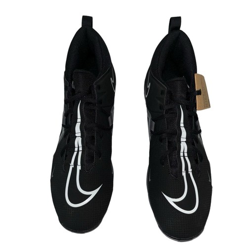 Nike Alpha Menace 3 Shark Football Cleats Men's Size 11.5 W Black CV0584-010 - Picture 4 of 7