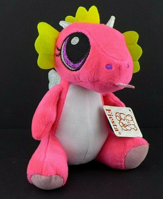 pink dragon plush toy